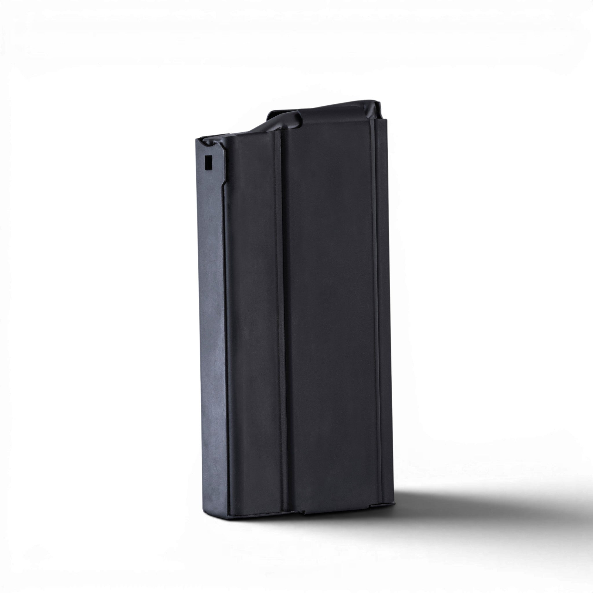 Check-Mate M1A/M14 5-round parkerized magazine with metal construction, designed for reliable firearm feeding.