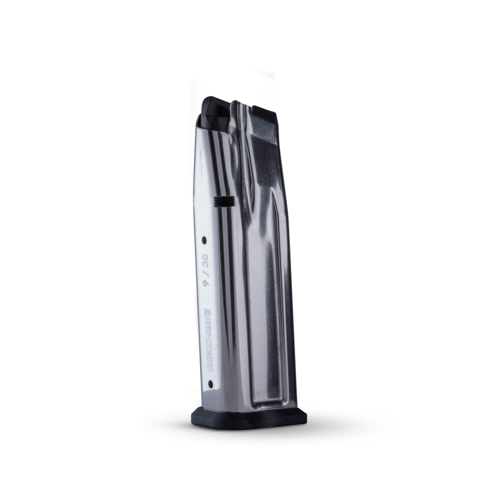 Check-Mate Mags 10-round 9mm double stack magazine for 1911 pistols, featuring durable construction and reliable feeding.