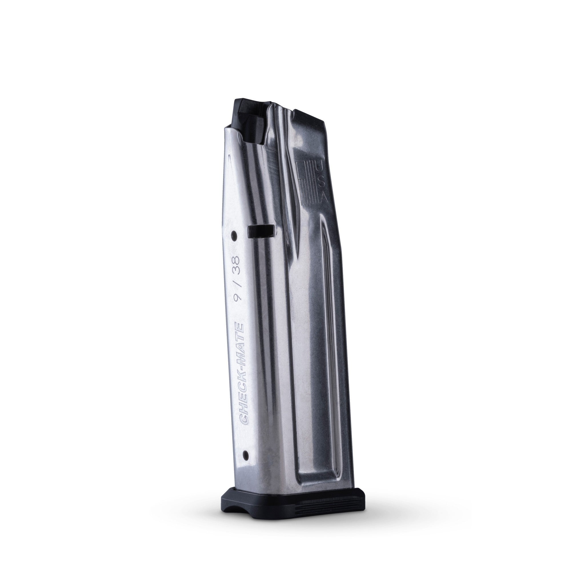 Back-up WA 1911 SUSマガジンキャッチ ノンチェッカー Ultra High Cap (UHC) 9MM - For Staccato® | Check-Mate Magazines